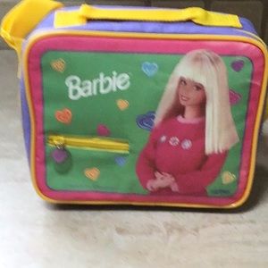 Vintage 1998 Barbara zip around lunch box